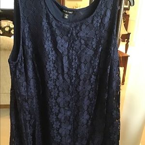 Lace overlay top